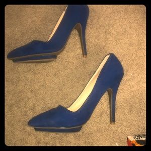 Charlotte Russe Royal blue heels